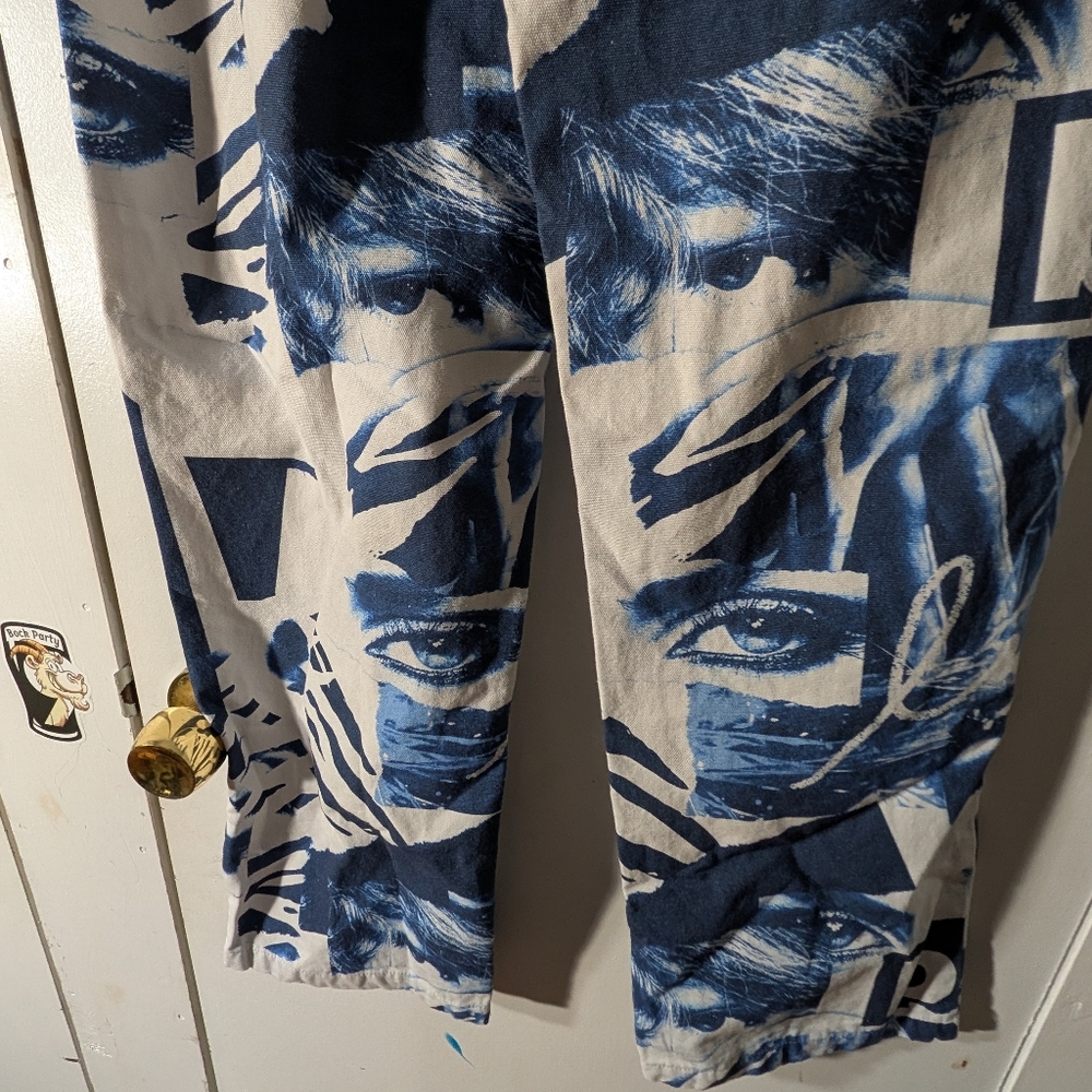 The Kript Vanity Denim Graphic Face Print Pants Size S - Picture 7 of 7